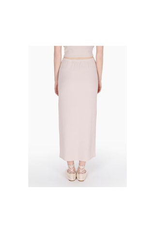 Colins Slim Fit Düz Kadın Bej Etek Cl1075023 Q1.v1 Beı Bej