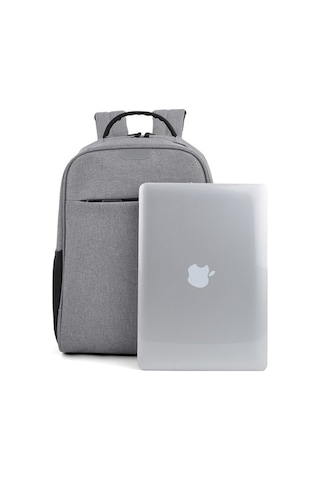 Willowhaven Orta Boy Gri Günlük Sırt Çantası Oxford Kumaş Gri