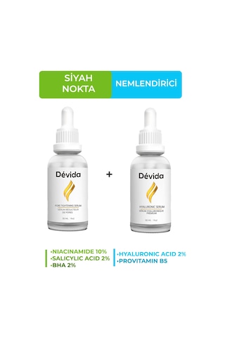 Siyah Nokta Karşıtı Ve Nemlendirici Yüz Bakım Serumu 2 Li Set