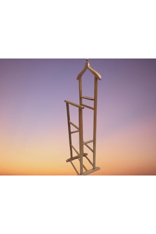 Dilsiz Uşak Çift Tepe Havlulu Model Parlak Ceviz Askılık Kayın To Ceviz