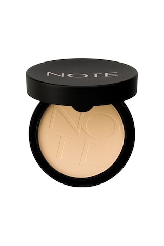 Note Cosmetique Luminous Silk Compact Powder Mat Bitişli Toz Pudra - 02 Natural Beige