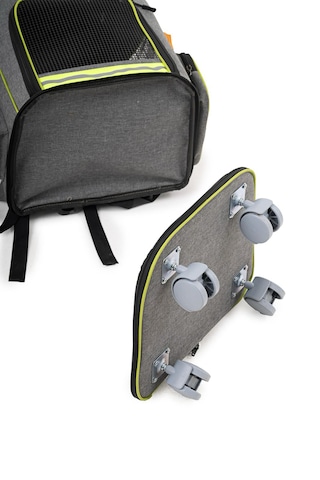 Brave Paws 4 Tekerli Kedi ve Köpek Taşıma Çantası Frenli