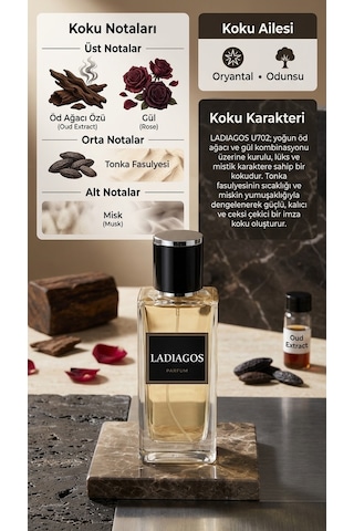 Ladiagos U702 Unisex Parfüm EDP 50 ML