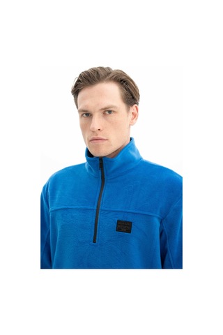 AR-MA Arma Erkek Basic Regular Fit Dik Yaka Tüy Bırakmayan Softech Polar Yarım Fermuarlı Sweatshirt 001
