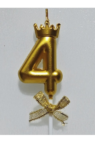 Galerea Prazdnıka Kek İçin Mum 4 Rakamı 413422479 Diğer