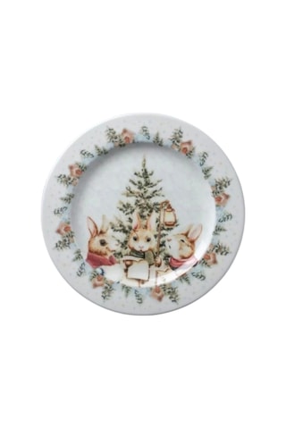 Kosova Ylb1118 Bunny Tavşanlı Servis Tabağı 26 Cm 6 Lı Çok Renkli
