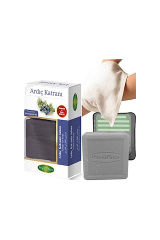 Phytoflora Ardıç Katranlı Sabun + Sabunluk + Kese