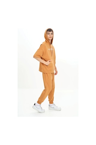 Haykids Erkek Çocuk Kısa Kollu Kapüşonlu Yaka Baskılı Eşofman Takımı Çok Renkli