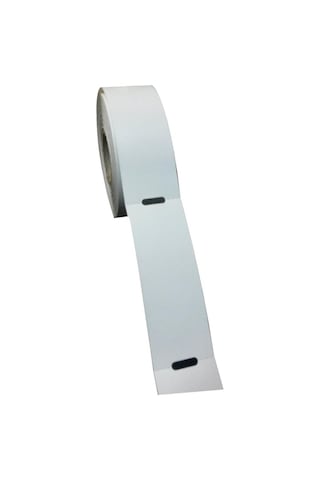 Şeylişeyler - 38x100 Mm Termal Karton Raf Etiketi 170 Gr - Ortadan Çeltikli Barkod Yazıcı Raf Kartonu 1 Rulo - 350 Adet