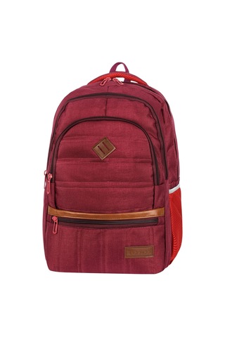 Su Gecirmez Cordura Kumas Punterez Dikisli Laptop Ve Suluk Bolmeli Gunluk Ve Okul Sirt Cantasi Bordo