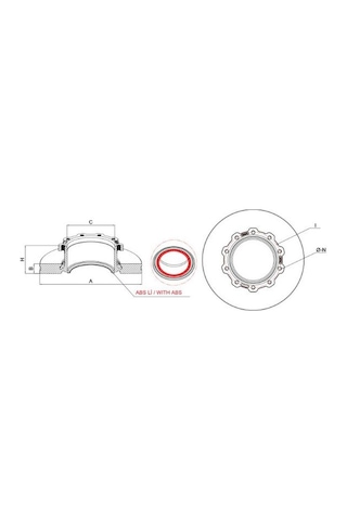 Fren Dıskı Ford Cargo 1840 Abs Lı Dc462a315a 2023