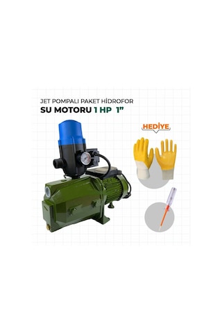 Staxx Power Jet Pompalı Otomatik Paket Hidrofor Su Motoru 1Hp 1'