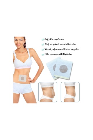 Slim Patch Göbek Bandı 30 Adet Zayıflama Bandı Iştah Kesici