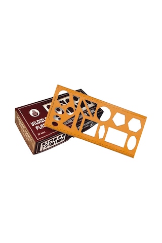 Yıldızlar 040 Geometrik Şablon Cetvelli 25 CM Sarı Yıldızlar 040 Geometrik Şablon Cetvelli 25 CM Sarı