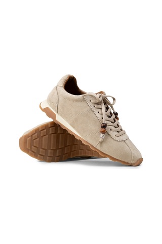 Deery Kadın Hakiki Süet Bej Sneaker Ayakkabı - M5129zbejc01 Bej