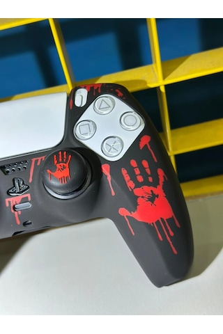 Ps5 Dualsense Kol Silikon Kılıf + Analog Koruyucu Darbe Koruması Clk9103