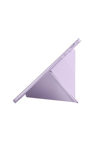 Huawei Matepad Pro 12.2" Kılıf Katlanır Kalem Bölmeli Silikon Standlı Uyku Modlu Akıllı Kapak Kapaklı Kılıf
