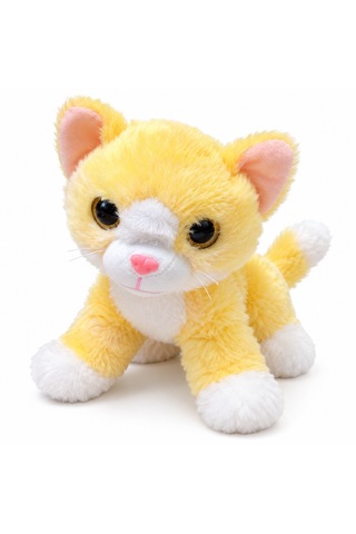 Peluş Sarı Oyuncak Beyaz Patili Yumuşak Dolgulu
