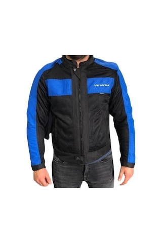 Venom Urban Yazlık Erkek Motosiklet Montu Mavi Sym0167