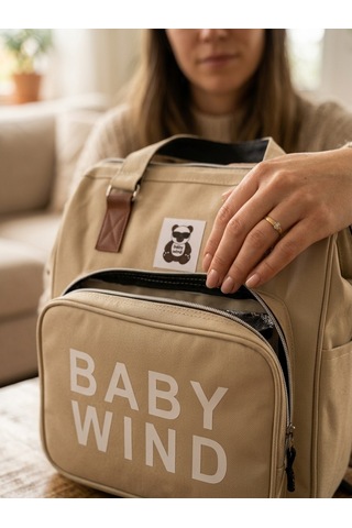 Mygeppetobag Bebek Bakım Çantası Bej