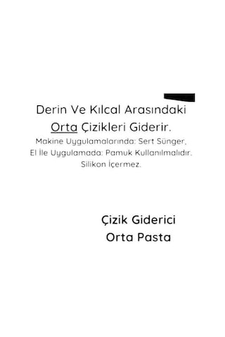 Trendwax 1 Litre Kalın Pasta,orta Pasta Ve Koruyucu Cila Wax