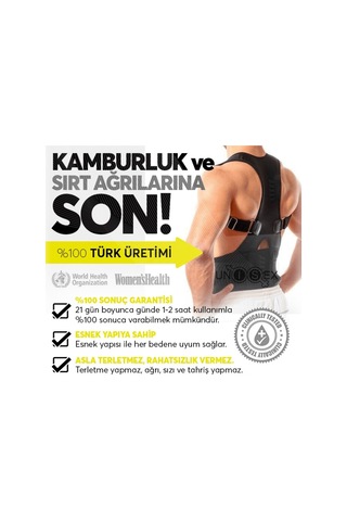 Mıknatıslı Manyetik Dik Duruş Korsesi Dik Duruş Bel Sırt Korsesi