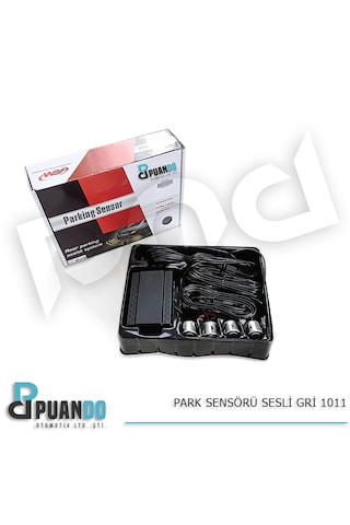 Gri Park Sensörü Sesli İkaz Sistemi 1011 - 4 Sensörlü Kit Panç