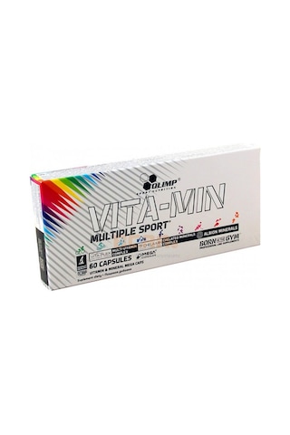 Olimp Vita-Min Multiple Sport 60 Kapsül Multivitamin Aromasız Olimp Vita-Min Multiple Sport 60 Kapsül Multivitamin Aromasız