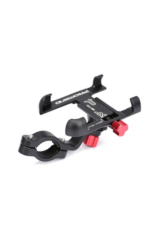 Promend-güçlü Alüminyum Alaşım Bisiklet Telefon Dağı Bisiklet,y13312b Siyah