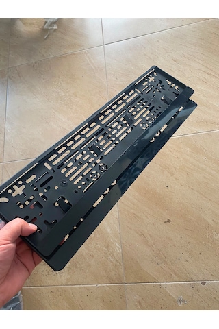 Plakalık Siyah Lazer Kesim Pleksi Sade Parlak Cıta Yazısız 2 Adet