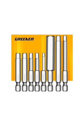 75 H2.5 Yeşil Manyetik Altıgen Tornavida Bit S2 Çelik Hex Shank Tornavida Seti 50mm 75mm 100mm 150mm Uzunluk H1.5-h12 3086