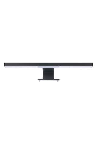 Lemestar Modern Led Aynalı Banyo Aydınlatması, 6w, 30cm, Abs Siyah Mat, Ip44 Koruma, 110-240v Siyah