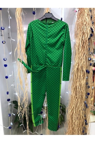 Sweet Butik Çocuk Pijamaskeliler Kertenkele Kostüm Yeşil