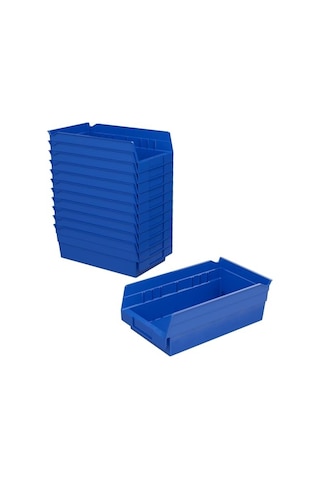 12 Inç 6 4-ınç Açık Plastik Çöp Kutusu Box Regal Kuş Yuvası 12 Adet 30130