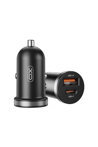 Cc56 30w Çakmaklık Tipi Hızlı Araç Şarj Cihazı Pd Ve Qc 3.0 Çift Çıkışlı