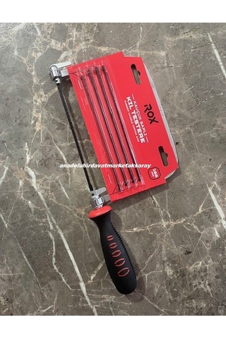 Rox Pro Ahşap Kesme Testeresi Pimli Kıl Testere Metal Kıl Testere Seti 6pcs 165mm
