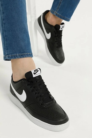 Nike Court Vısıon Lo Nn Erkek Sneaker Siyah Siyah