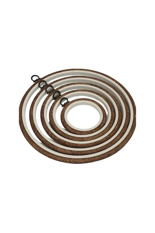 Nurge No:5 Yuvarlak Plastik Pano Kasnağı - 24.5cm - 10mm NO:230-5