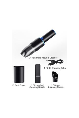 Ximistore9 10000pa Güçlü Emme Usb Şarjlı Mini El Fırçası - Jm-6603 Gümüş Araç, Ev, Ofis Süpürgesi