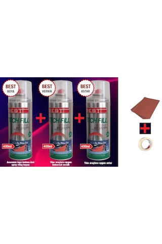 Aracınızın Boya Koduna Özel Best Sprey Full Boya Seti