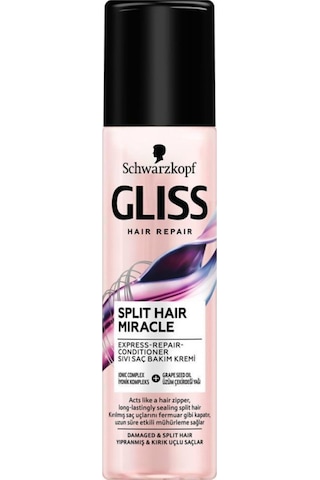 Gliss Split Hair Miracle Sıvı Saç Kremi 200 Ml X 2 Adet