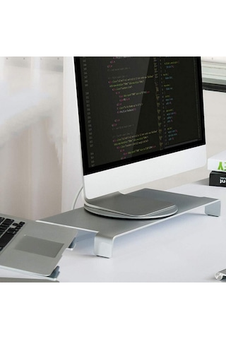 Monitör, Dizüstü Bilgisayar, Tv İçin Çok Amaçlı Döner Standı, Pürüzsüz Dönme İçin 16 Rulmanlı Daha Fazla Alüminyum Alaşım Tabanı