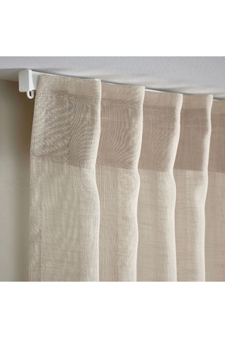Ikea Hallebracka Tül Perde 145x300 Cm Açık Bej