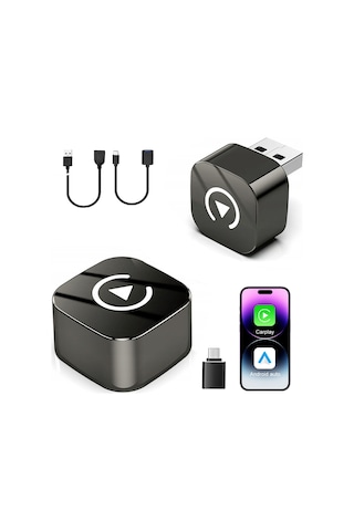 Maiyame Kablosuz Carplay Ve Android Auto Dönüştürücü, Bt5.0+5.8ghz Wifi İle Hızlı Bağlantı, Usb-a/type-c Desteği, Sadece Yabancı Sistemler İçin Q1af