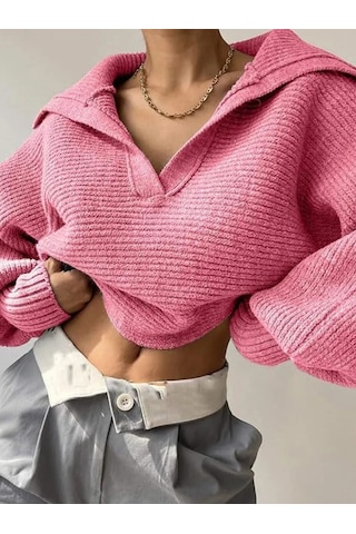 Weara Geniş Kollu Örgü Oversize Kazak 274393617