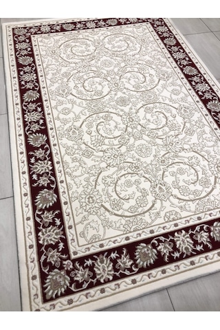 Saray Halı Vizyon 12482 A-1 Kırmızı Beyaz 4 M2 Halı !