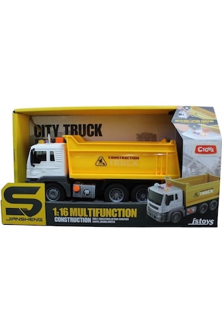 Ctoy 1:16 Sesli Ve Işıklı İş Makinası Kamyon Çok Renkli