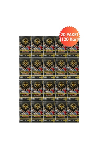 Toyika Panini Club World Cup 25 Lisanslı Orijinal Trading Kartları Cards Koleksiyonluk 6lı X 20 Paket
