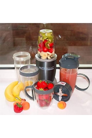 Geeroyoo Nutribullet 600w 900w İçin 32 Oz Hızlı Değiştirmeli Bıçak Ve Bardak Seti - Nb-101b Nb-101s Nb-201 Uyumlu Siyah