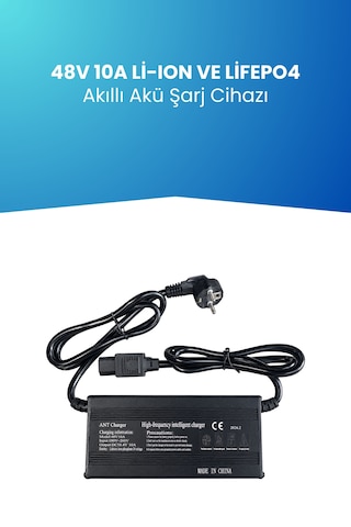 48v Lifepo₄ Batarya İçin 58.4v 10a Uzun Ömürlü Akıllı Şarj Cihazı